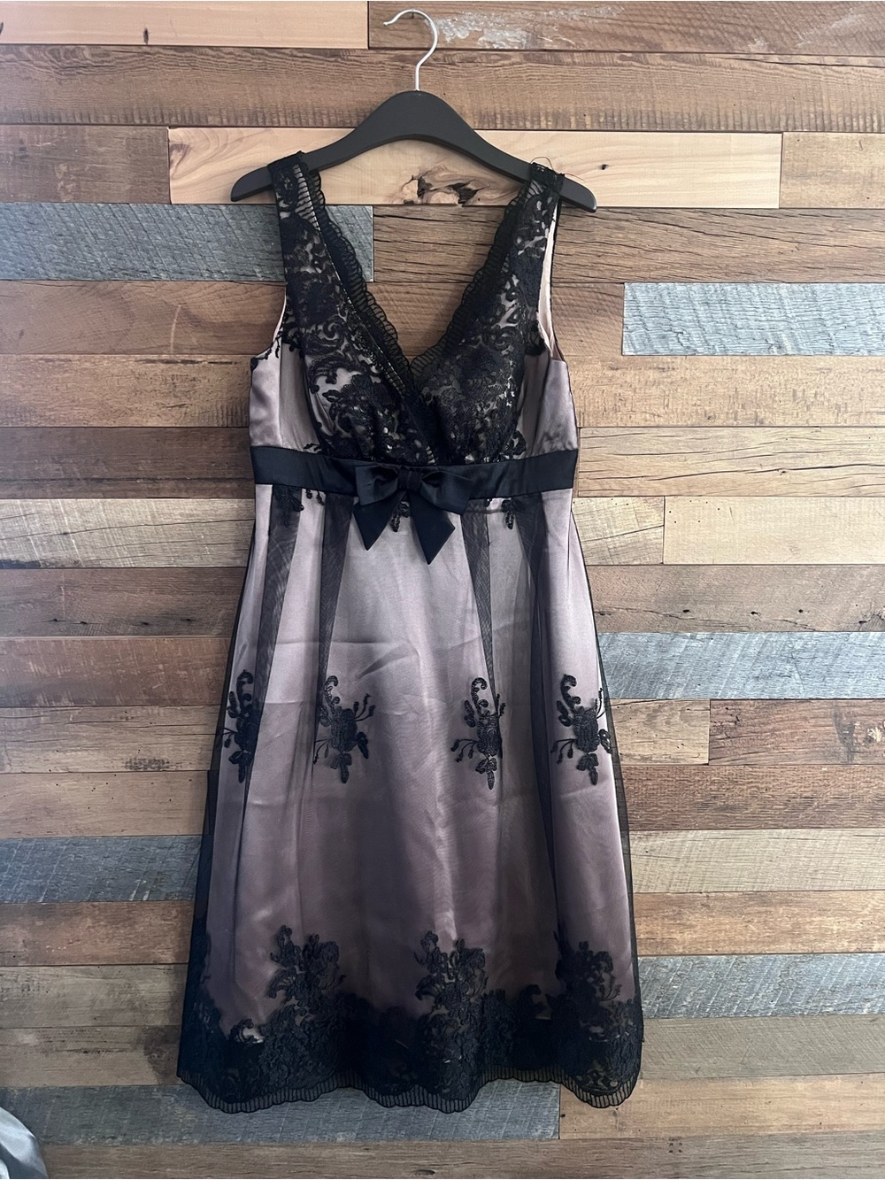 JS Collection Black Lace Dress - size 4.